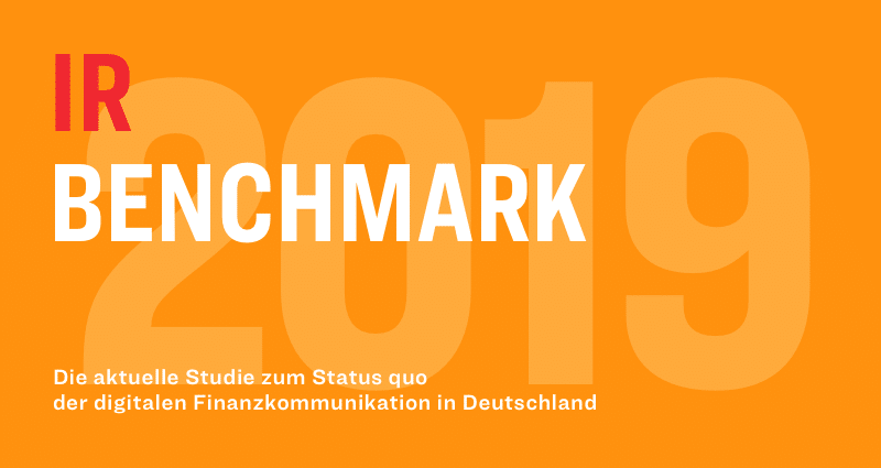 IR Benchmark 2019: Hat die Finanzkommunikation aufgeholt? Blogpost: IR Benchmark 2019: Hat die Finanzkommunikation aufgeholt?