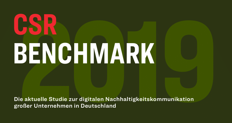 CSR Benchmark 2019: Kommunikation zeigt noch viel Optimierungspotenzial Beitrag: CSR Benchmark 2019: Kommunikation zeigt noch viel Optimierungspotenzial