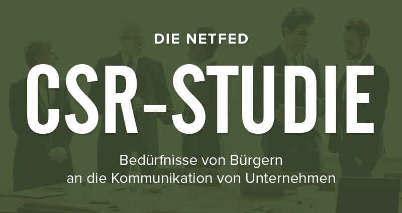 NetFed CSR-Studie Beitrag: NetFed CSR-Studie