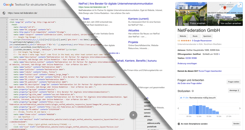 Projekt: Strukturierte Daten: Smarte Inhalte für ein besseres Suchergebnis