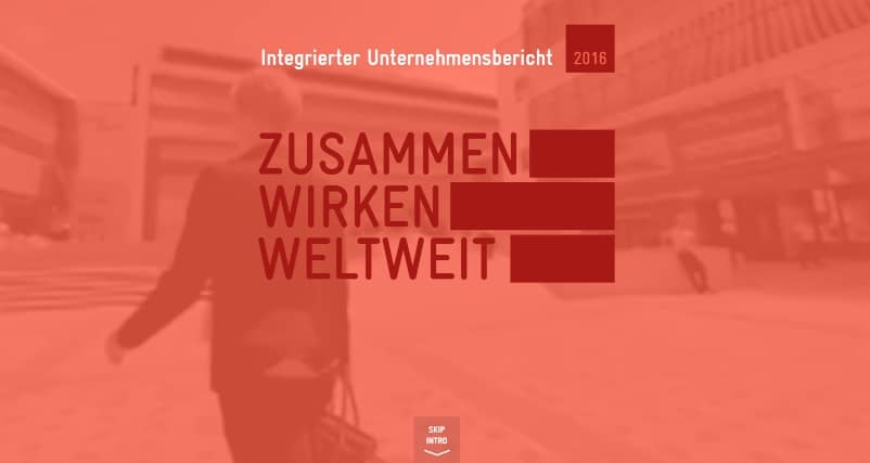 Zusammen - Wirken - Weltweit: Integrierter Bericht für die GIZ Veranstaltung: Zusammen - Wirken - Weltweit: Integrierter Bericht für die GIZ