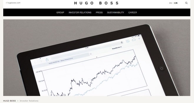 Projekt: Neues Online-Outfit: Relaunch der Corporate Website von HUGO BOSS