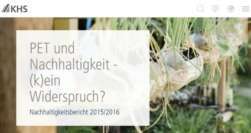 Referenz: CSR-Reporting: Proaktive Berichterstattung bei KHS