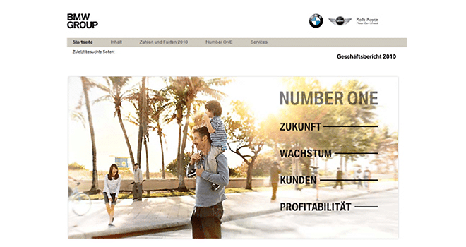 Emotionen, die begeistern: Online-Geschäftsbericht der BMW Group Veranstaltung: Emotionen, die begeistern: Online-Geschäftsbericht der BMW Group