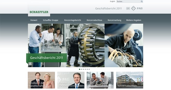 Referenz: Interaktives Reporting für Schaeffler Group: Speedreport erstellt