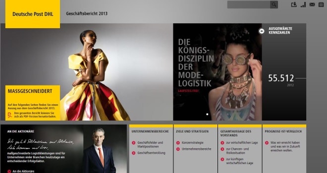 Maßgeschneidert: Der digitale Geschäftsbericht bei DPDHL Veranstaltung: Maßgeschneidert: Der digitale Geschäftsbericht bei DPDHL