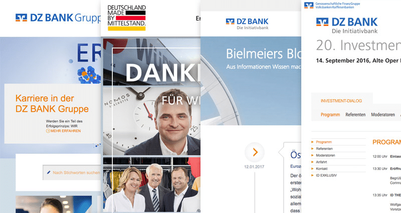 Projekt: DZ BANK-Kommunikation: Support von A bis Z