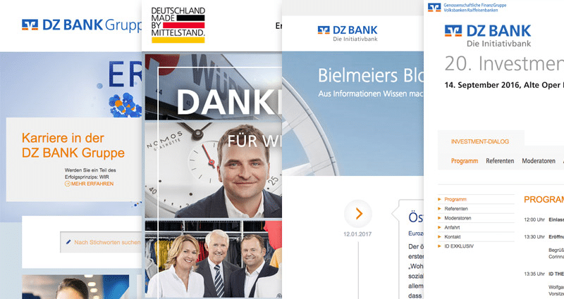 Referenz: DZ BANK-Kommunikation: Support von A bis Z