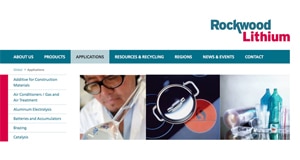 Hier stimmt die Chemie: Website-Relaunch bei Rockwood Lithium Veranstaltung: Hier stimmt die Chemie: Website-Relaunch bei Rockwood Lithium