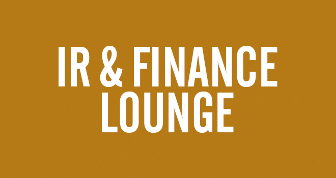 IR & Finance Lounge 2017 Veranstaltung: IR & Finance Lounge 2017