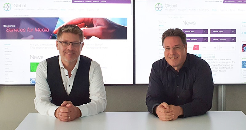 Gelungene digitale Pressearbeit: Die Bayer-Verantwortlichen im Interview Beitrag: Gelungene digitale Pressearbeit: Die Bayer-Verantwortlichen im Interview