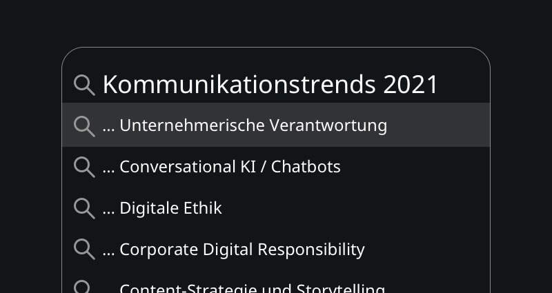 Beitrag: Kommunikationstrends 2021: Nachhaltigkeit als roter Faden