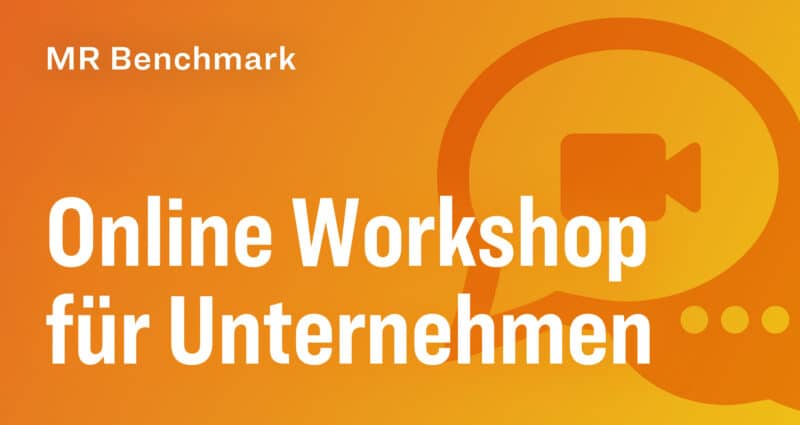 Projekt: Online Workshop zum MR Benchmark