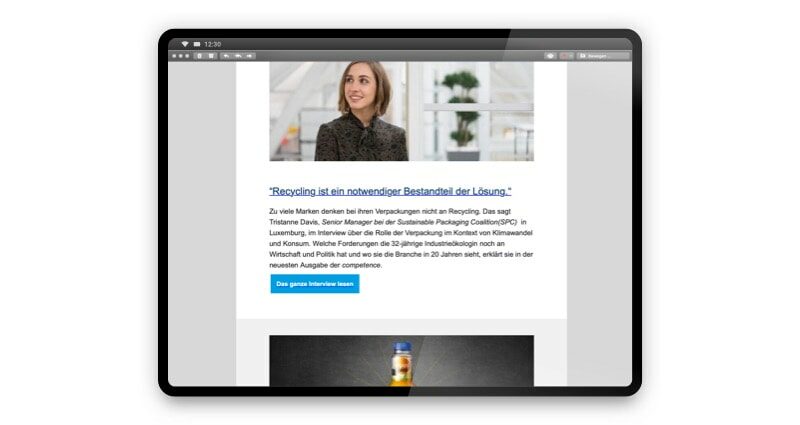 Immer auf dem Laufenden: Entwicklung und fortlaufende Optimierung des KHS-Newsletters Projekt: Immer auf dem Laufenden: Entwicklung und fortlaufende Optimierung des KHS-Newsletters