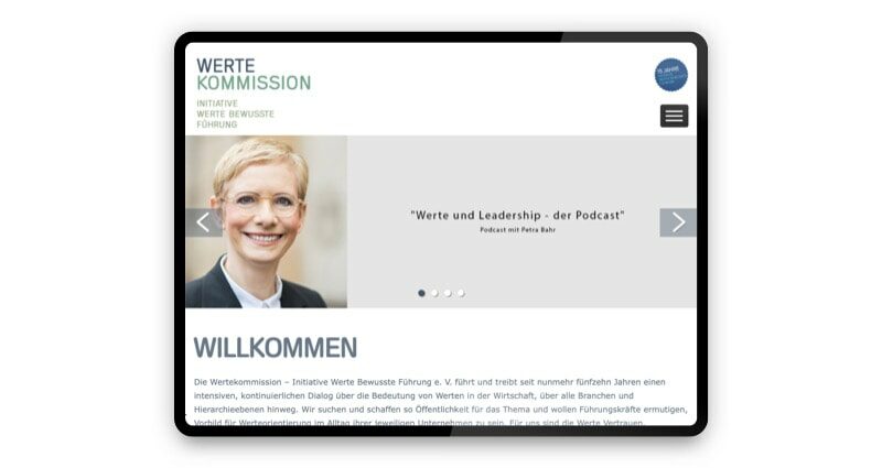 Führungskräfte digital und reichweitenstark erreichen: NetFed für die Wertekommission Projekt: Führungskräfte digital und reichweitenstark erreichen: NetFed für die Wertekommission