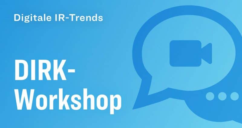 Veranstaltung: DIRK-Workshop: Digitale IR-Trends 2022