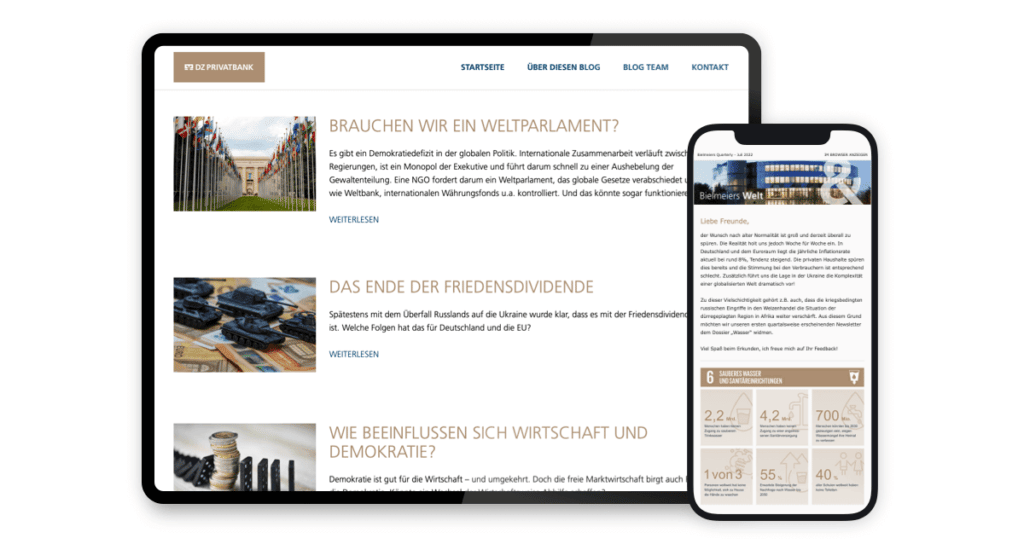 Veranstaltung: Bielmeiers Quarterly – Vom Newsletter zum Online-Dossier