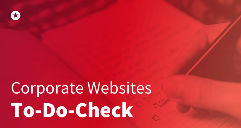 Projekt: Corporate Websites – To-Do-Check