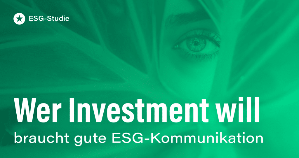 Beitrag: Der Status quo von ESG in der Unternehmens[shy]kommunikation