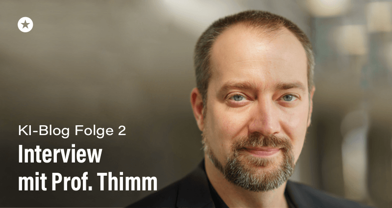 Projekt: Interview mit dem KI-Forscher Matthias Thimm: “Wir möchten, dass das Leben einfacher wird.”