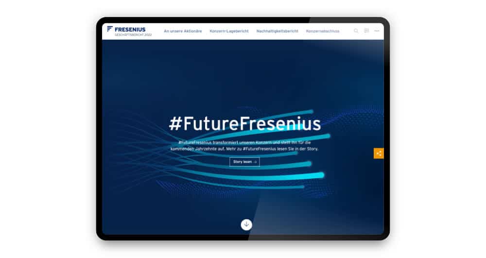 Veranstaltung: #FutureFresenius: Online-Geschäftsbericht im Zeichen des Wandels