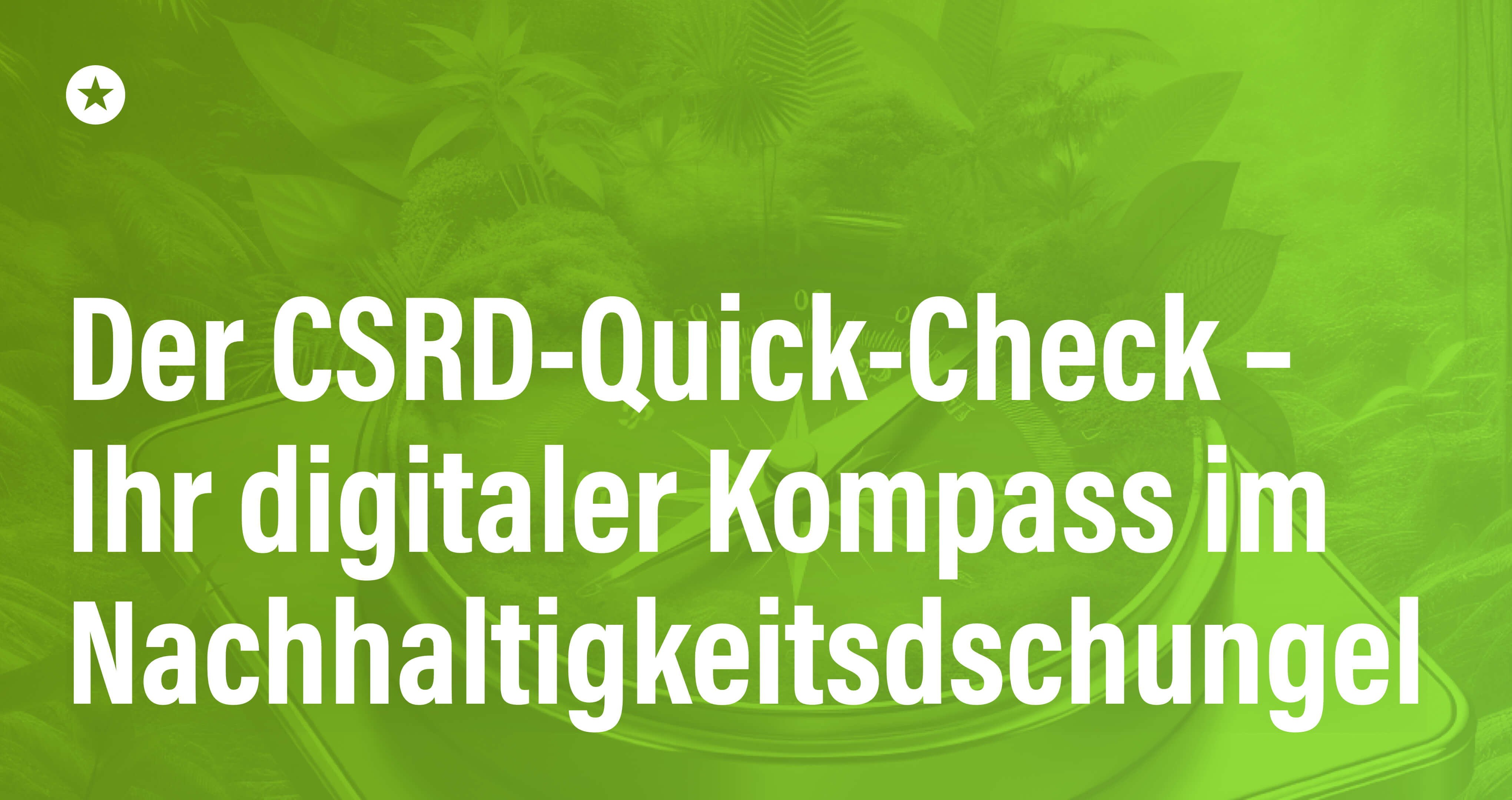 Überprüfen Sie Ihre Nachhaltigkeitsreife in nur 5 Minuten! Beitrag: Überprüfen Sie Ihre Nachhaltigkeitsreife in nur 5 Minuten!