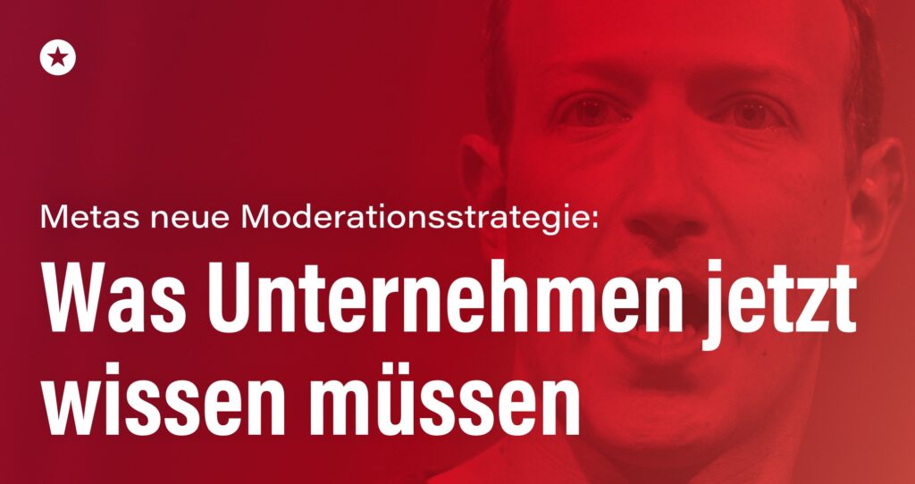 Blogpost: Meta verändert die Moderation: Was das für die Unternehmenskommunikation bedeutet
