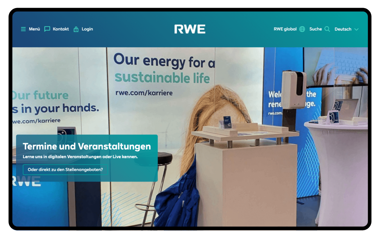 Karrierekalender bei RWE