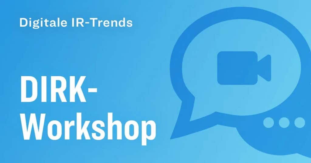 DIRK-Workshop: Digitale IR-Trends 2025