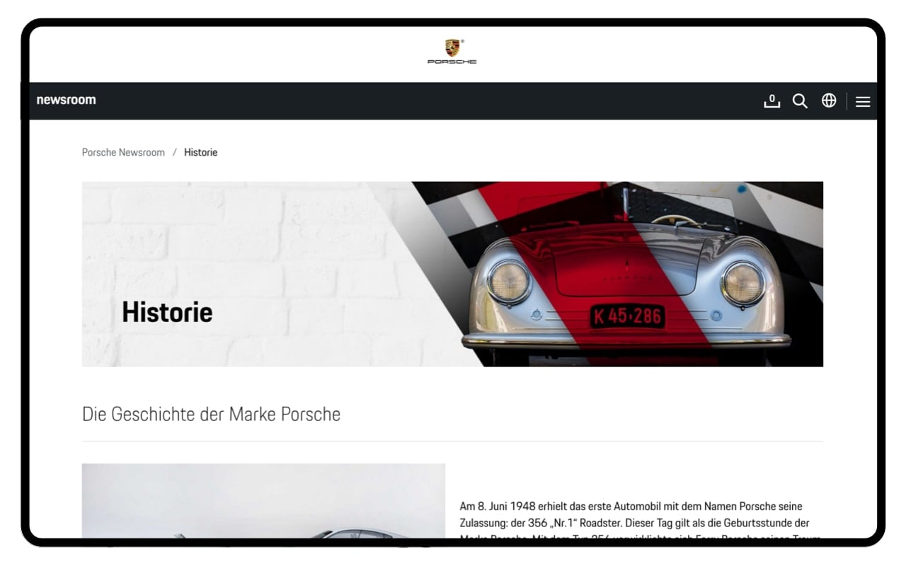 Die Geschichte der Marke Porsche